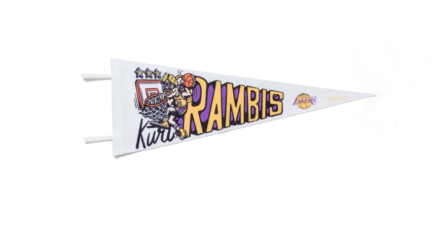 Garrett Leight Glco X Mitchell & Ness Rambis Lakers Pennant | Apparel & Accessories